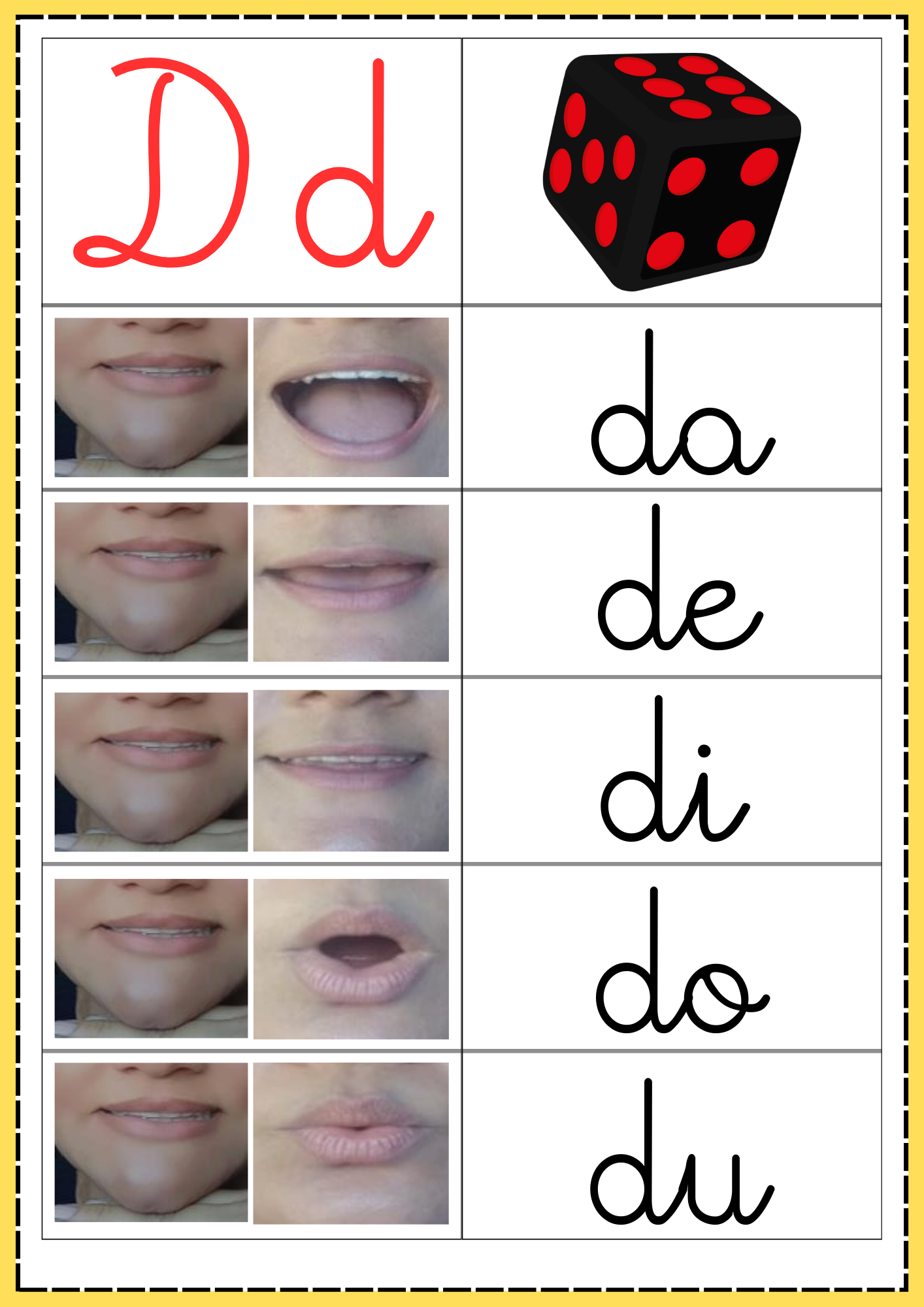 Silabário Fônico Cursivo 1