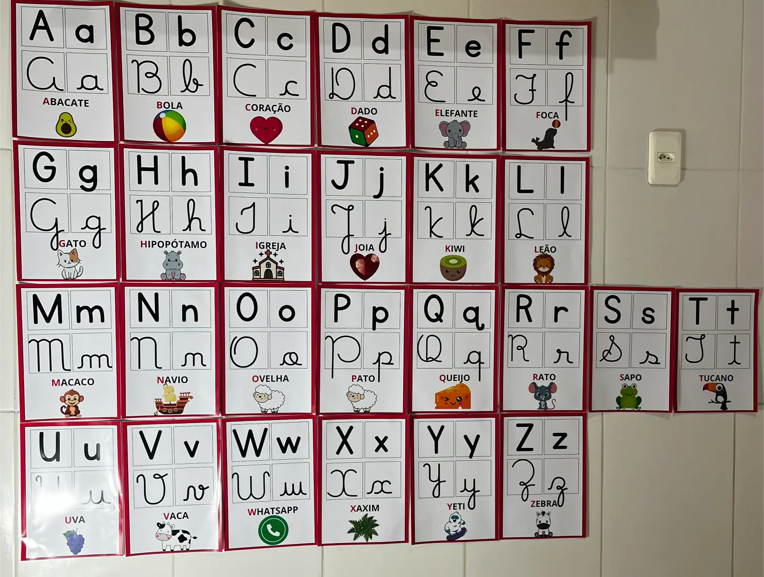 Alfabeto de Parede